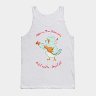 Embrace Your Uniqueness Mental Health Is Important Tank Top